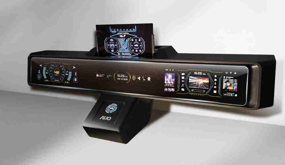 糖果派对Micro LED沉浸式车舱显示方案结合 可卷式、、、可伸缩的Micro LED应用并可呈现不同的质感纹路，，，，展现人性化设计